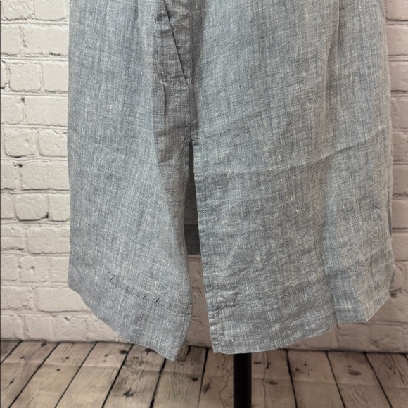 Eileen Fisher 100% Organic Cotton Loose Lightweight Blazer Duster Size L Large - Picture 8 of 13